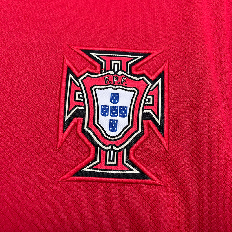 Camisa Portugal Home 24/25 s/n° Torcedor Nike Masculino - Vermelho