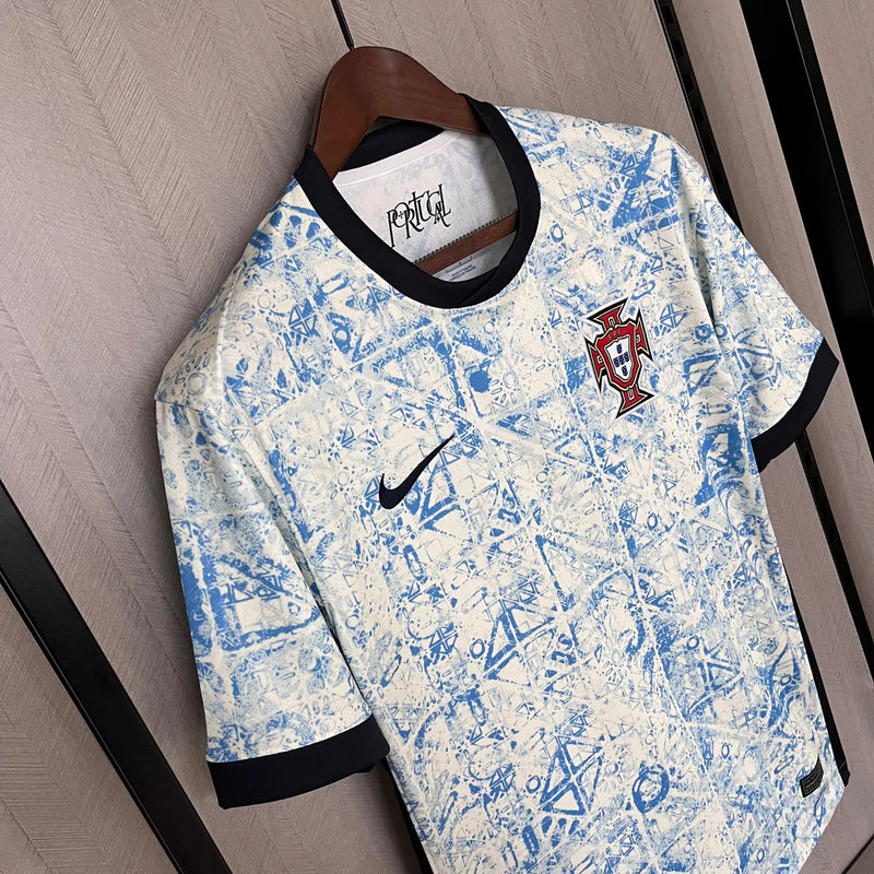 Camisa Portugal Away 24/25 s/n° Torcedor Nike Masculino - Azul claro