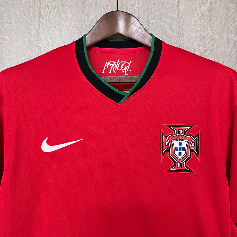 Camisa Portugal Home 24/25 s/n° Torcedor Nike Masculino - Vermelho