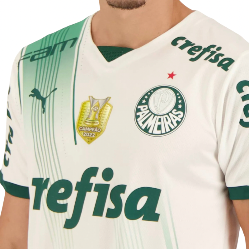 Camisa Palmeiras II 23/24 Torcedor Puma Masculina - todos patrocínios