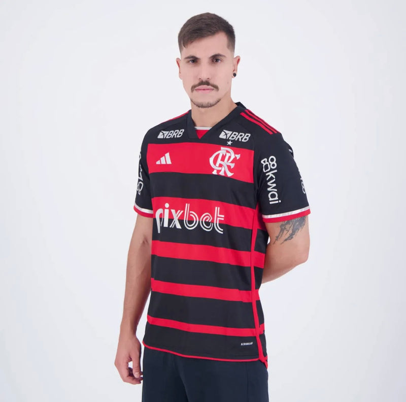 Camisa Flamengo I 24/25 versão torcedor Masculina - todos patrocínios
