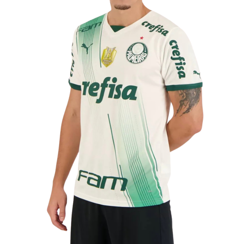 Camisa Palmeiras II 23/24 Torcedor Puma Masculina - todos patrocínios