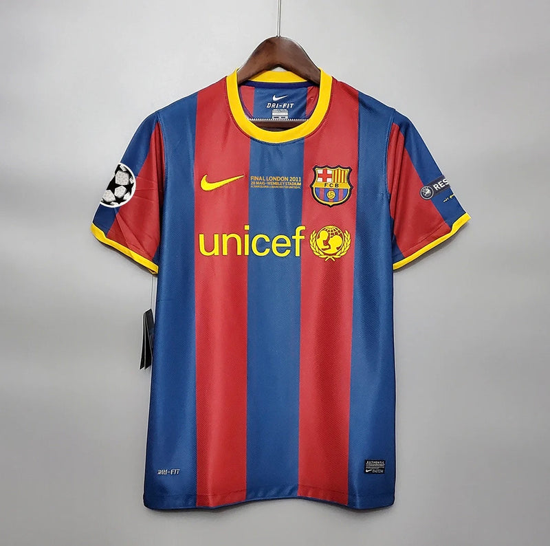 Camisa do Barcelona 2010/11 com nome e número do