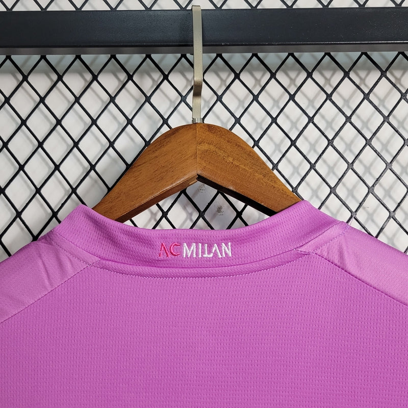 Camisa AC Milan III 23/24 Rosa Masculina