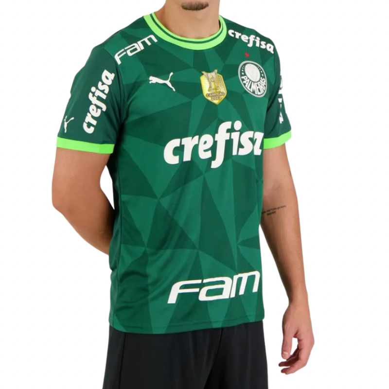 Camisa Palmeiras I 23/24 campeão Brasileiro - todos patrocínios