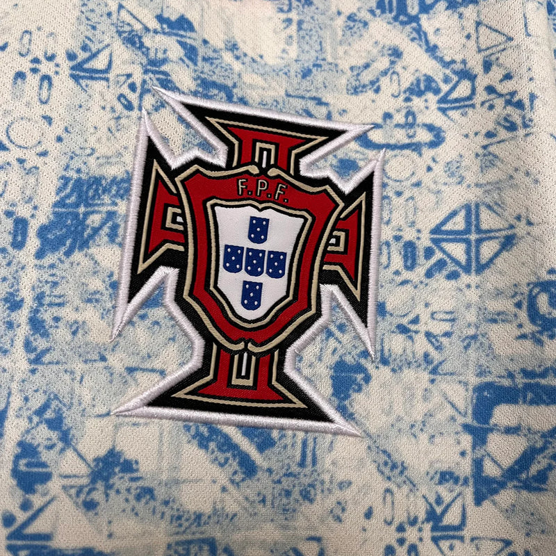 Camisa Portugal Away 24/25 s/n° Torcedor Nike Masculino - Azul claro