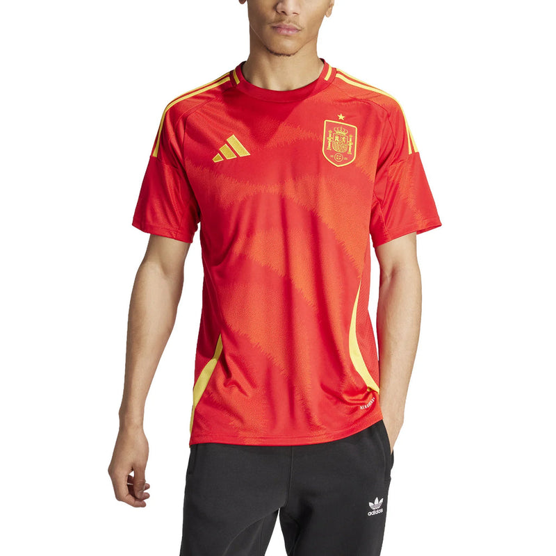 Camisa Espanha Home 24/25 s/n° Torcedor Adidas Masculino - Vermelho