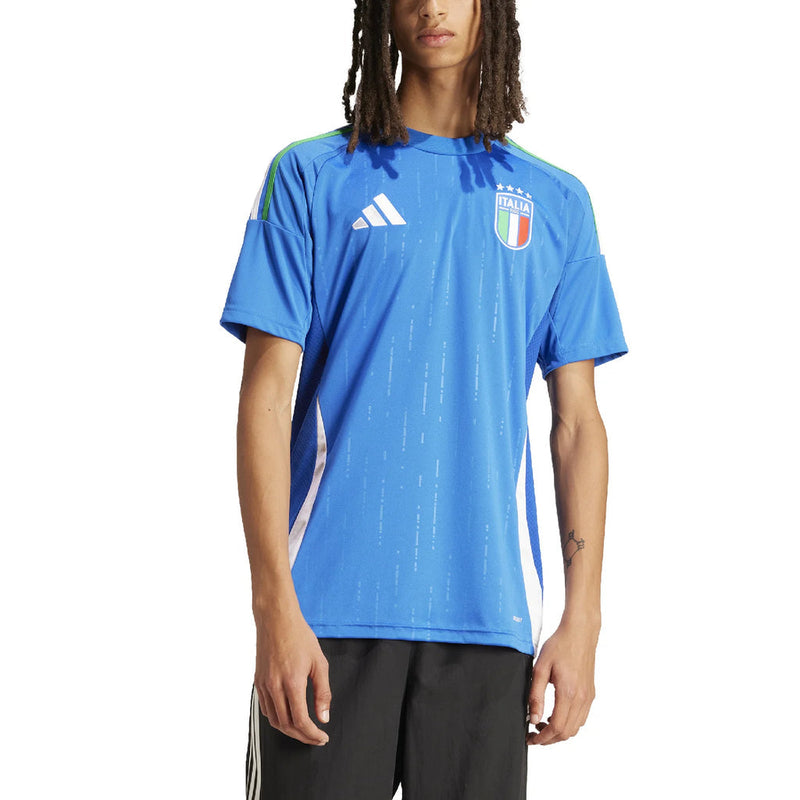 Camisa Itália Home 24/25 s/n° Torcedor Adidas Masculino - Azul