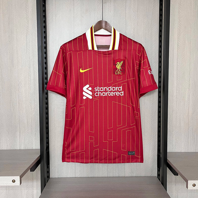 Camisa Liverpool Nike Home 2024/25 Torcedor Masculino Vermelho