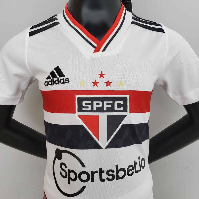 Conjunto Infantil São Paulo 2022/23 - Home - ResPeita Sports 