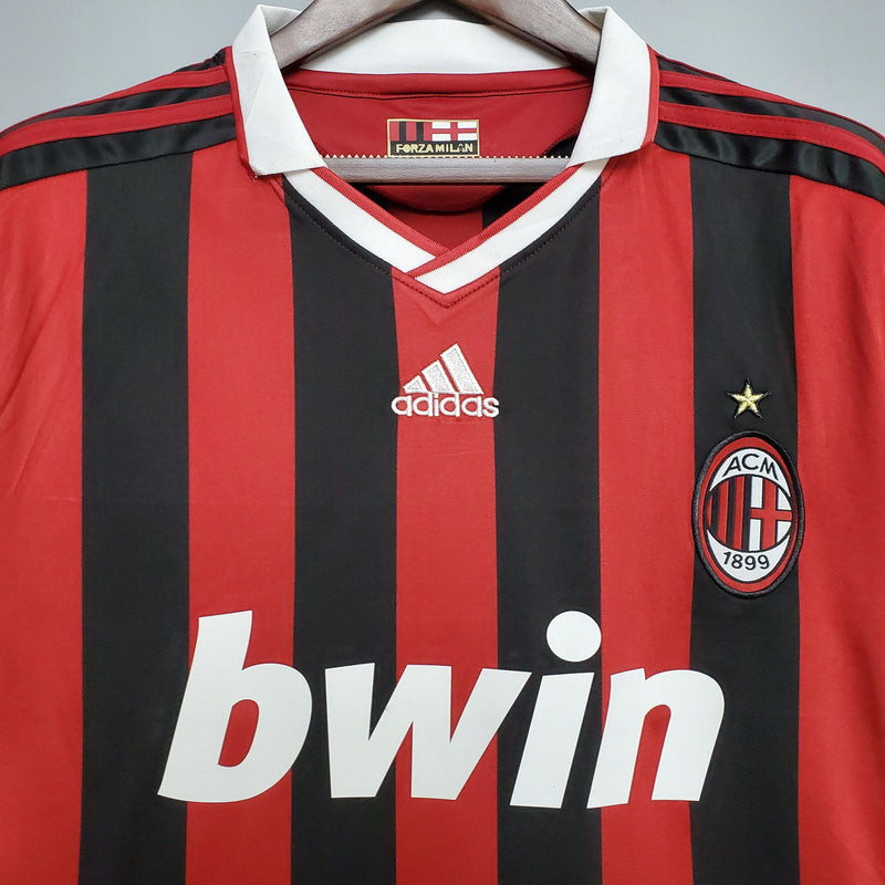 Camisa Retrô AC Milan 2009/10 Home - ResPeita Sports