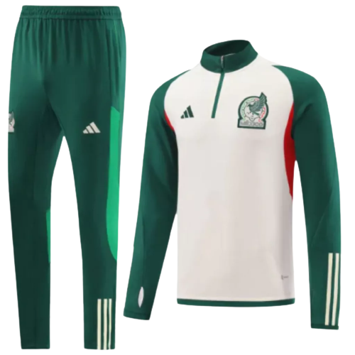 Conjunto de Treino Seleção México - Masculino - Beje e Verde