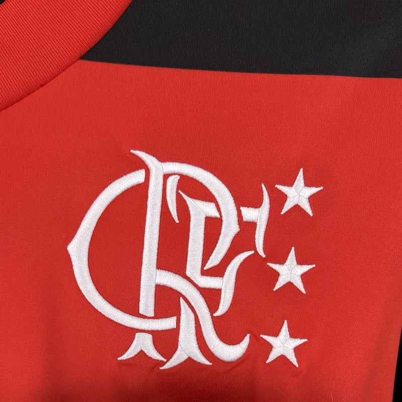 Camisa Flamengo Comemorativa Mundial 1981 - Torcedor Masculina Vermelha e Preta