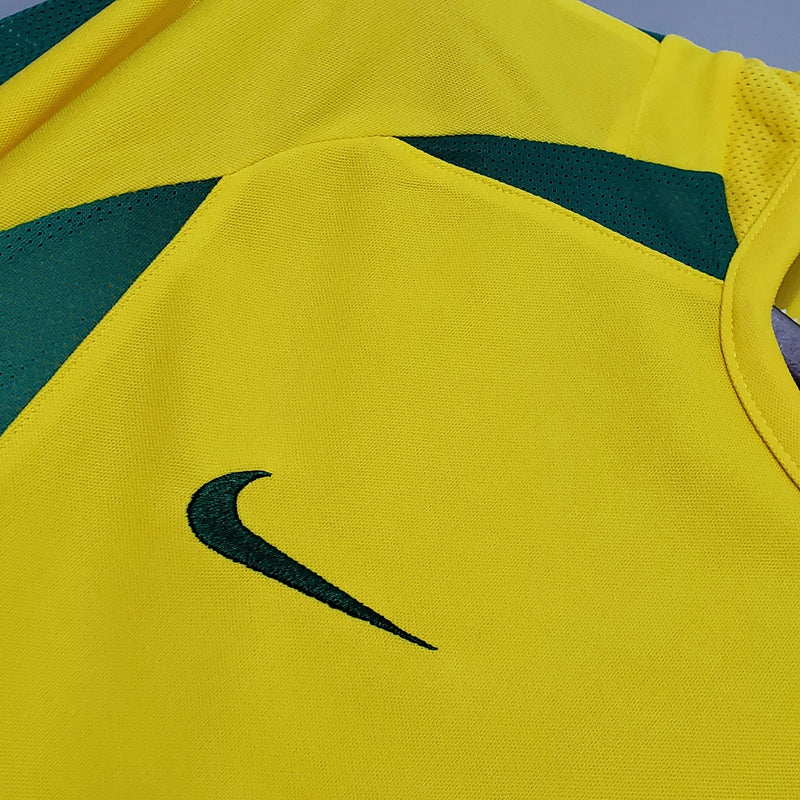 Camisa Brasil 2002 cor Azul - Nike