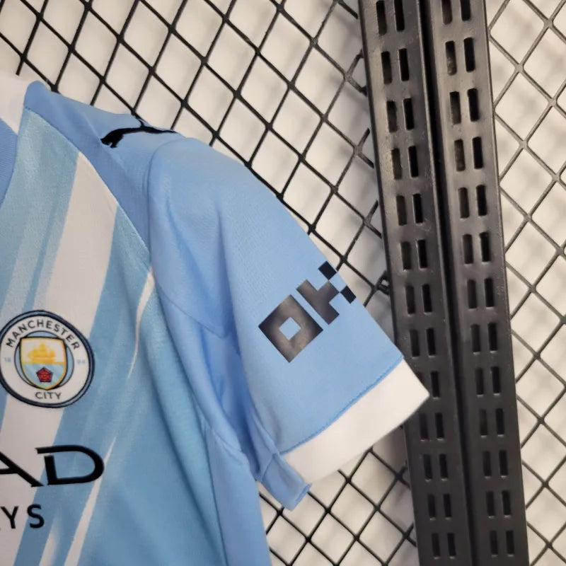 Camisa Manchester City Home 25/26 - Torcedor Infantil Azul