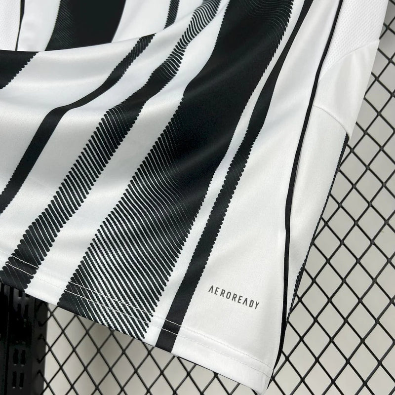 Camisa Juventus Home 25/26 - Torcedor Masculina Preta e Branca