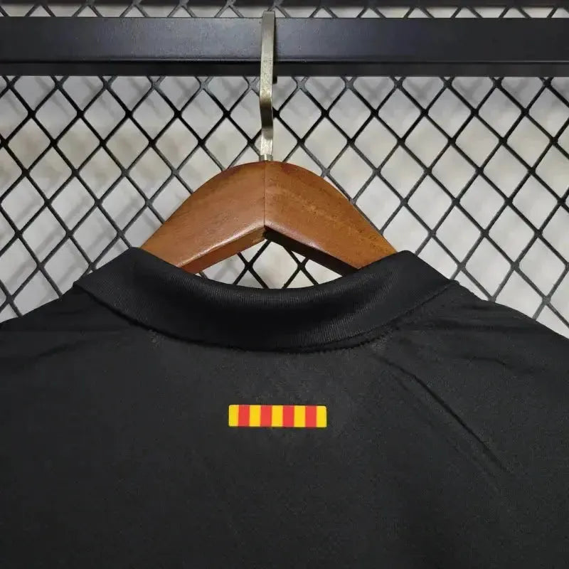 Camisa Barcelona TRAVIS SCOTT Away 24/25 - Torcedor Masculina Preta