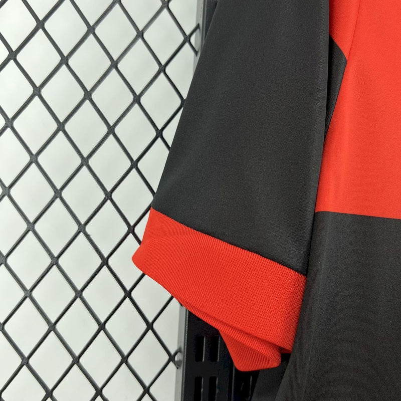 Camisa Flamengo Comemorativa Mundial 1981 - Torcedor Masculina Vermelha e Preta