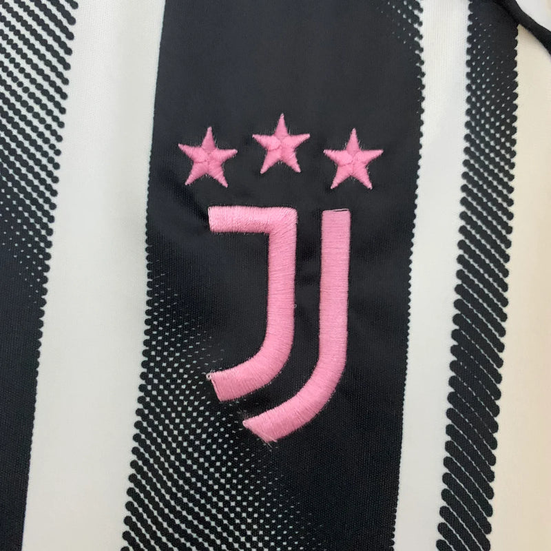 Camisa Juventus Home 25/26 - Torcedor Masculina Preta e Branca