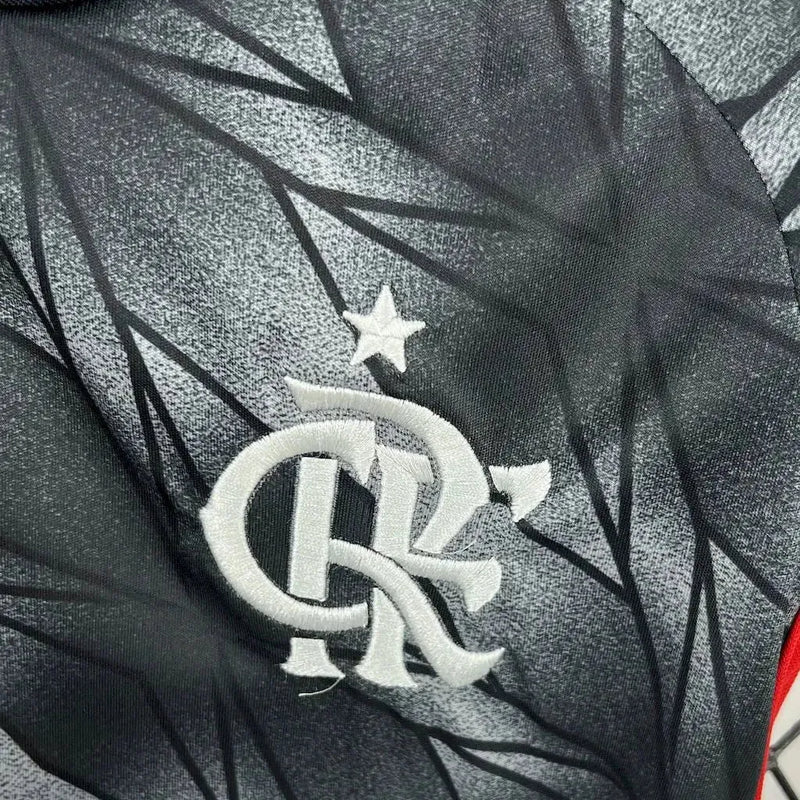 Camisa Flamengo Third Away 24/25 - Torcedor Infantil Cinza