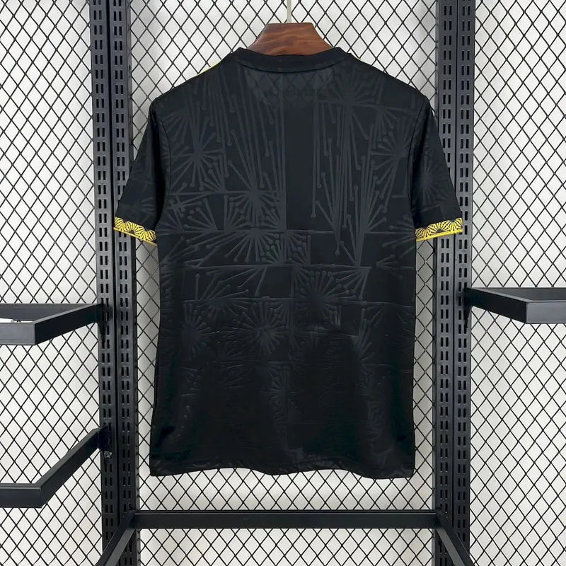 Camisa México Gold 25/26 - Torcedor Masculina Preta e Dourada