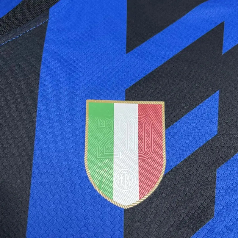 Camisa Inter de Milão Home 24/25 - Torcedor Masculina Preta e Azul