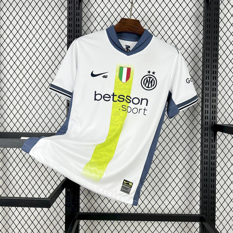 Camisa Inter de Milão Valentino Rossi 24/25 - Torcedor Masculina Branca
