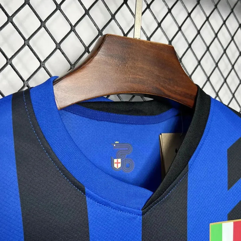 Camisa Inter de Milão Home 24/25 - Torcedor Masculina Preta e Azul