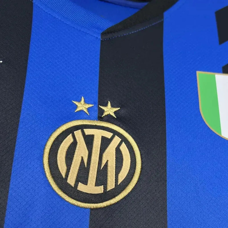 Camisa Inter de Milão Home 24/25 - Torcedor Masculina Preta e Azul