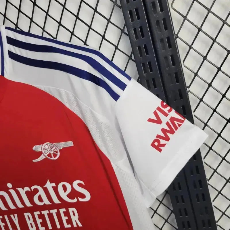 Camisa Arsenal Home 24/25 - Torcedor Masculina Vermelha e Branca