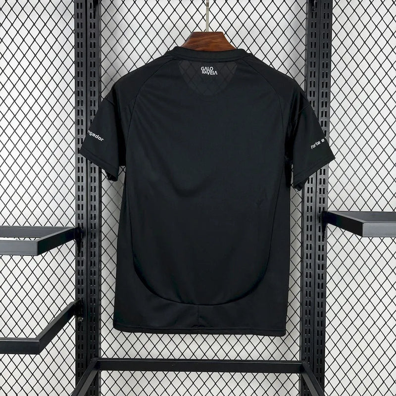 Camisa Atlético Mineiro All Black 25/26 - Torcedor Masculina Preta Refletiva