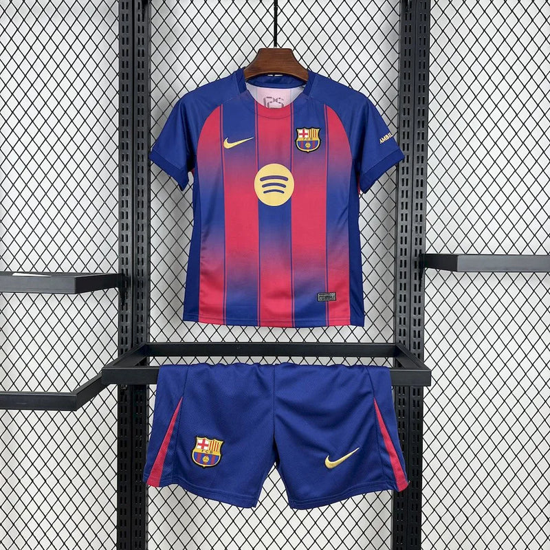 Camisa Barcelona Home 25/26 - Torcedor Infantil