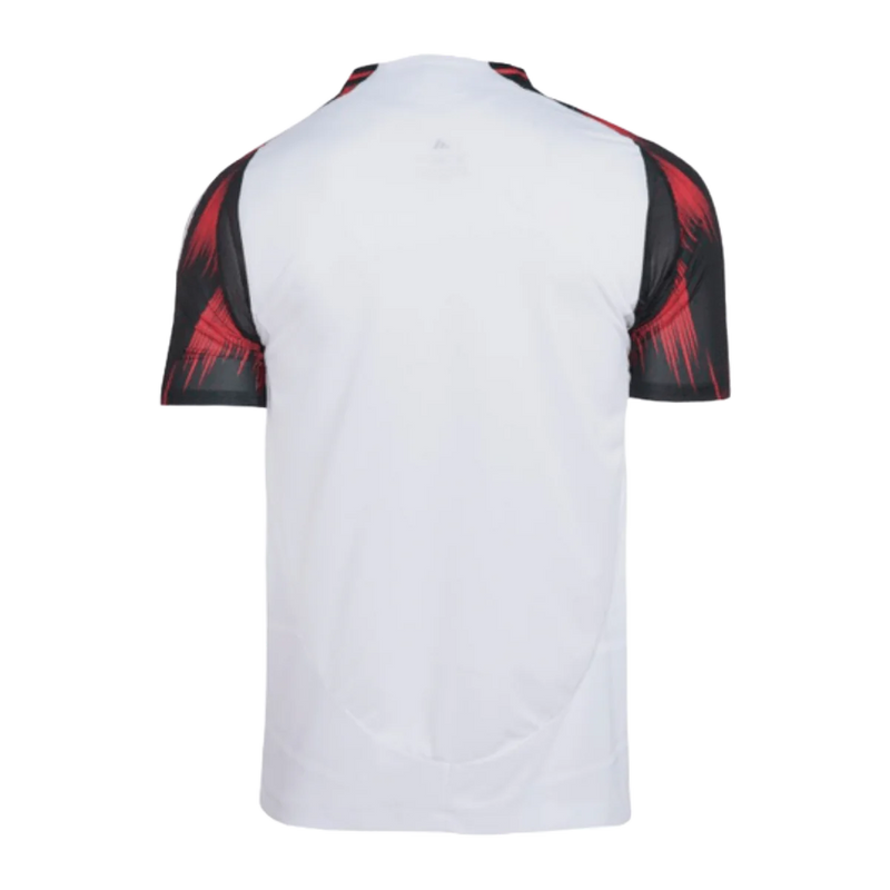 Camisa Flamengo Away 25/26 - Jogador Masculina Branca + Patrocínios
