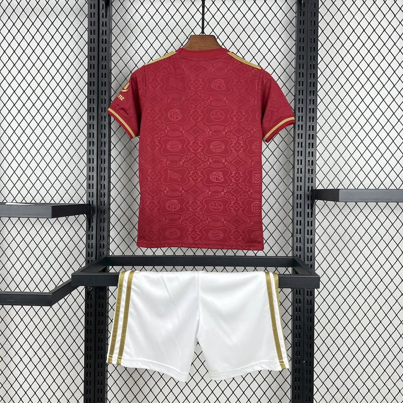 Camisa Bayern Munchen 125 Anos 25/26 - Torcedor Infantil Vermelha