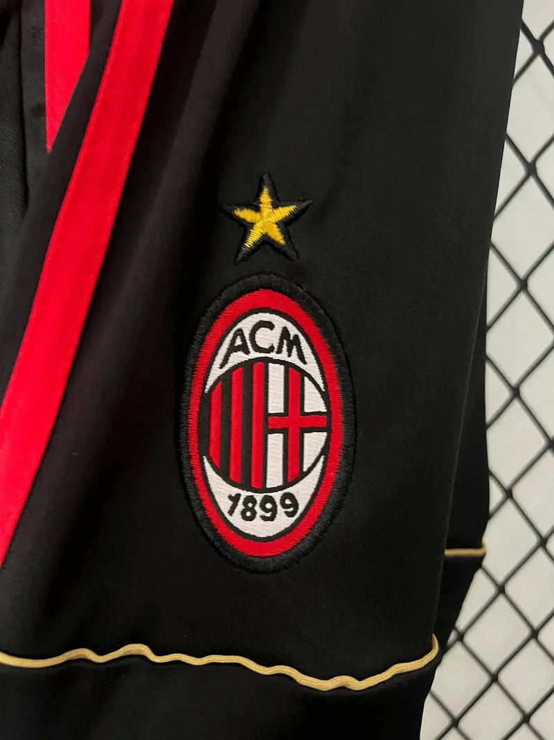 Camisa Ac Milan Retrô Home 2006/07 - Torcedor Infantil Dourada