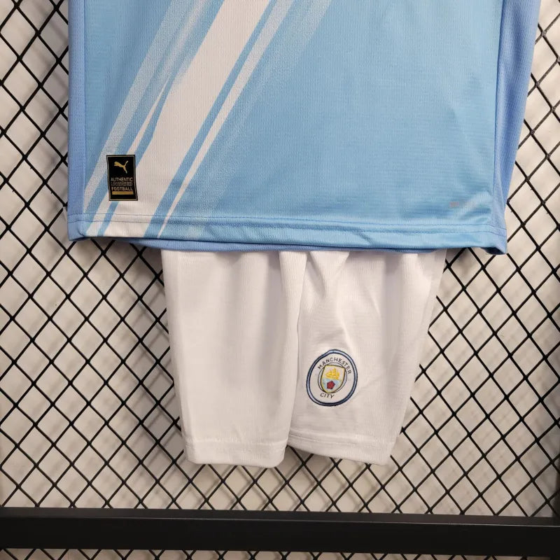 Camisa Manchester City Home 25/26 - Torcedor Infantil Azul
