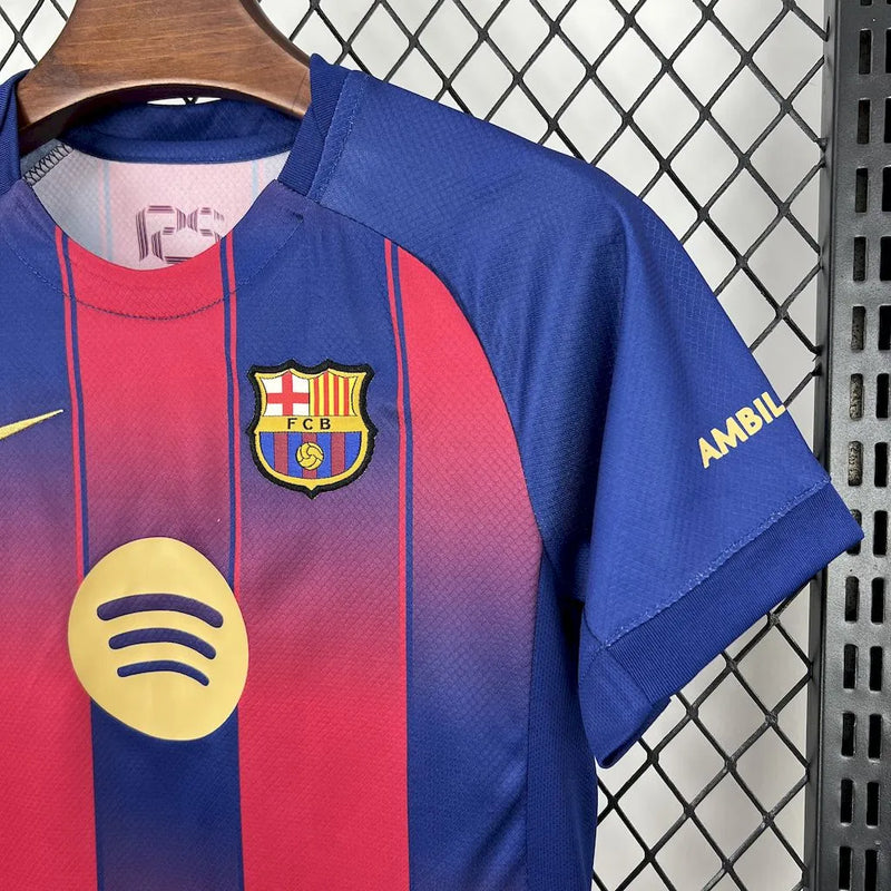 Camisa Barcelona Home 25/26 - Torcedor Infantil