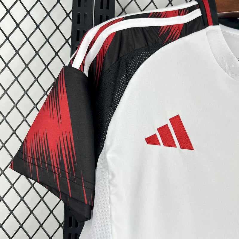Camisa Flamengo Away 25/26 - Torcedor Masculina Branca + Patrocínios