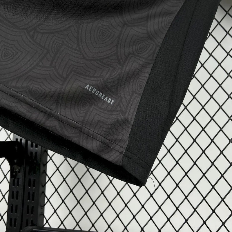 Camisa Atlético Mineiro All Black 25/26 - Torcedor Masculina Preta Refletiva