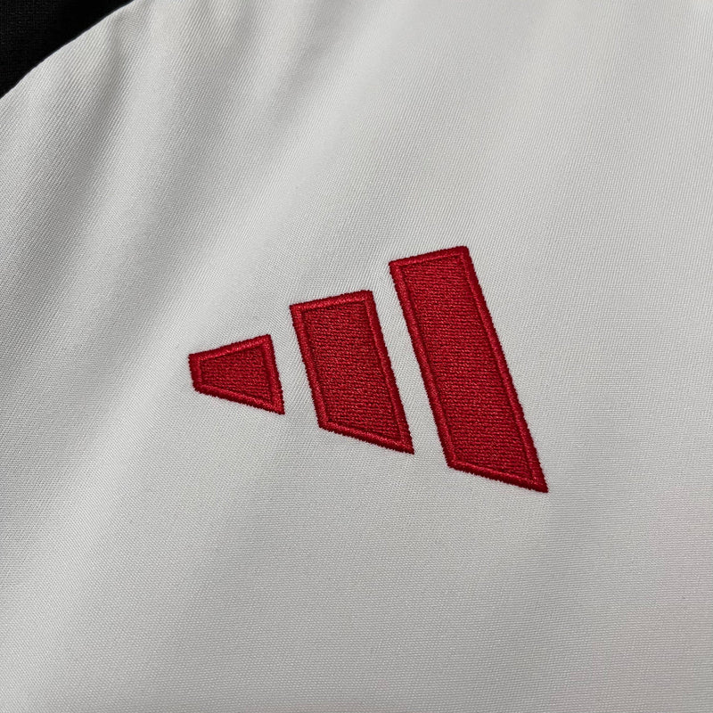 Camisa Flamengo Away 25/26 - Torcedor Masculina Branca + Patrocínios
