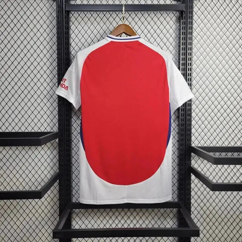 Camisa Arsenal Home 24/25 - Torcedor Masculina Vermelha e Branca