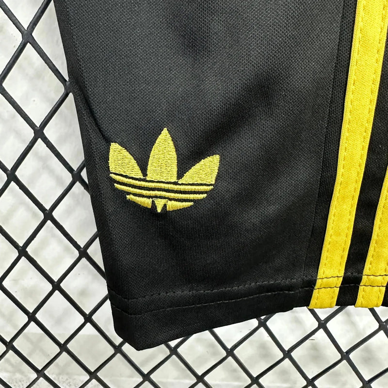 Camisa México Gold 25/26 - Torcedor Infantil Preta e Dourada