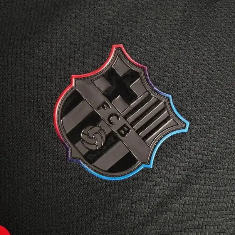 Camisa Barcelona TRAVIS SCOTT Away 24/25 - Torcedor Masculina Preta