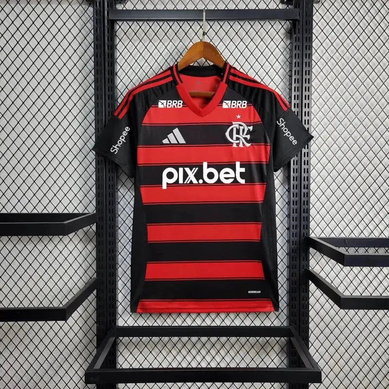 Camisa Flamengo Home 25/26 - Torcedor Masculina + Patrocínios