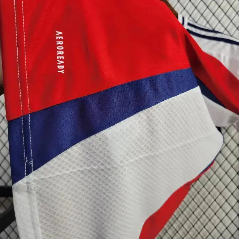 Camisa Arsenal Home 24/25 - Torcedor Masculina Vermelha e Branca