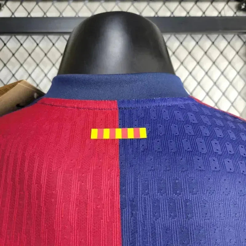 Camisa Barcelona COLDPLAY Home 24/25 - Jogador Masculina Azul e Vermelho