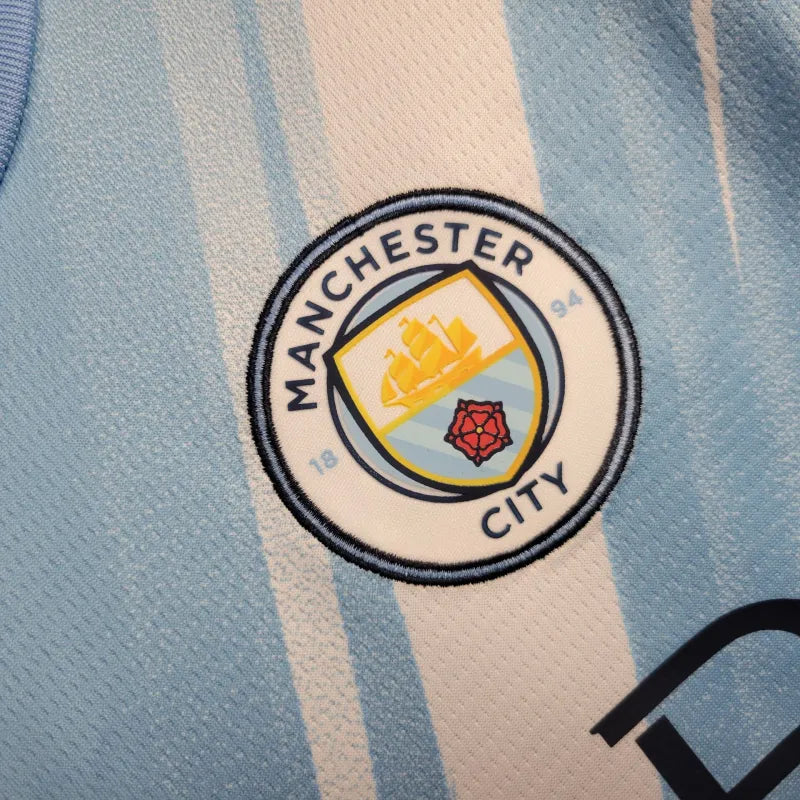 Camisa Manchester City Home 25/26 - Torcedor Infantil Azul