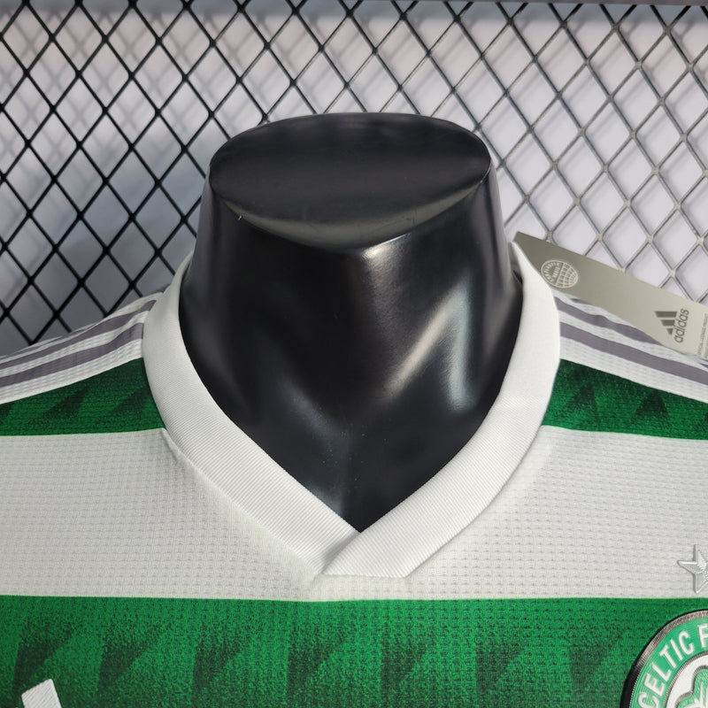 CAMISA DO CELTIC 22/23 BRANCO E VERDE VERSÃO JOGADOR