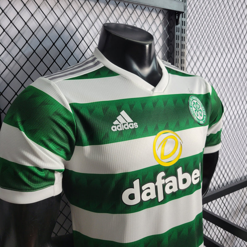 CAMISA DO CELTIC 22/23 BRANCO E VERDE VERSÃO JOGADOR