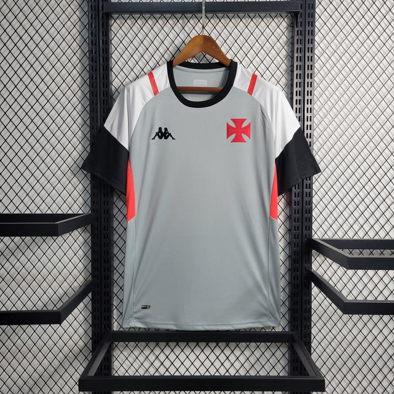 CAMISA DO VASCO 23/24 CINZA E BRANCO TREINO